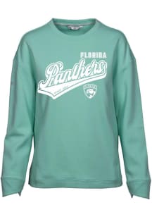 Levelwear Florida Panthers Womens Green Verve Fiona Crew Sweatshirt