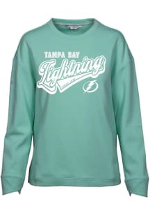 Levelwear Tampa Bay Lightning Womens Green Verve Fiona Crew Sweatshirt