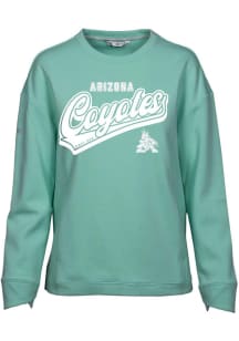 Levelwear Arizona Coyotes Womens Green Verve Fiona Crew Sweatshirt