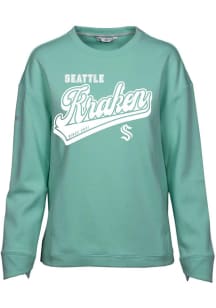 Levelwear Seattle Kraken Womens Green Verve Fiona Crew Sweatshirt
