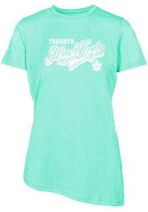 Levelwear Toronto Maple Leafs Womens Green Verve Birch Short Sleeve T-Shirt
