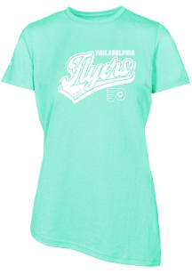 Levelwear Philadelphia Flyers Womens Green Verve Birch Short Sleeve T-Shirt
