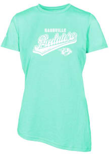 Levelwear Nashville Predators Womens Green Verve Birch Short Sleeve T-Shirt