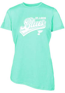 Levelwear St Louis Blues Womens Green Verve Birch Short Sleeve T-Shirt