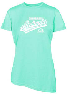 Levelwear Colorado Avalanche Womens Green Verve Birch Short Sleeve T-Shirt