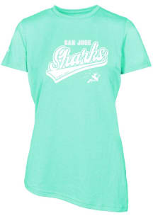 Levelwear San Jose Sharks Womens Green Verve Birch Short Sleeve T-Shirt