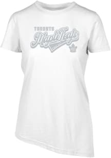 Levelwear Toronto Maple Leafs Womens White Verve Birch Short Sleeve T-Shirt