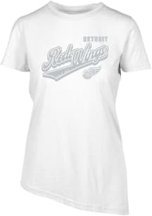 Levelwear Detroit Red Wings Womens White Verve Birch Short Sleeve T-Shirt