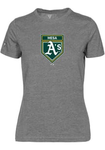 Levelwear Oakland Athletics Womens Grey Spring Training Maddox Short Sleeve T-Shirt