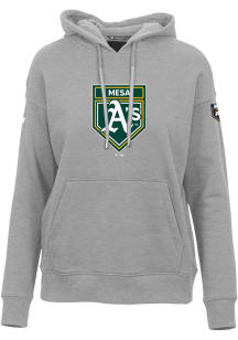 Levelwear Oakland Athletics Womens Grey Spring Training Adorn Hooded Sweatshirt