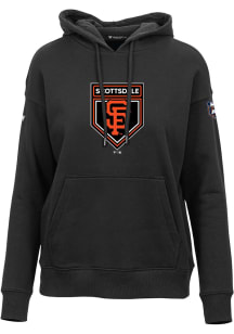 Levelwear San Francisco Giants Womens Black Spring Training Adorn Hooded Sweatshirt