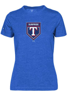 Levelwear Texas Rangers Womens Blue Spring Training Maddox Short Sleeve T-Shirt