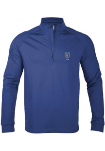 Levelwear New York Mets Mens Blue Spring Training Calibre Long Sleeve 1/4 Zip Pullover