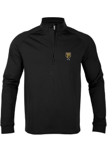 Levelwear Pittsburgh Pirates Mens Black Spring Training Calibre Long Sleeve 1/4 Zip Pullover