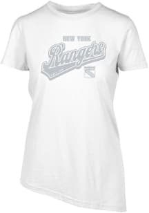 Levelwear New York Rangers Womens White Verve Birch Short Sleeve T-Shirt