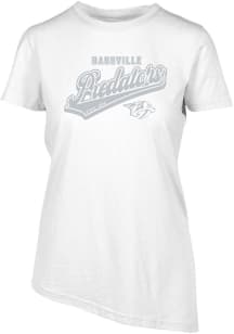 Levelwear Nashville Predators Womens White Verve Birch Short Sleeve T-Shirt