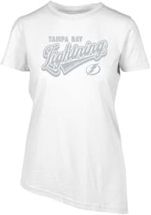 Levelwear Tampa Bay Lightning Womens White Verve Birch Short Sleeve T-Shirt