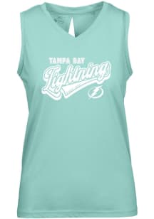 Levelwear Tampa Bay Lightning Womens Green Verve Paisley Tank Top