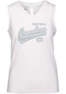 Levelwear Montreal Canadiens Womens White Verve Paisley Tank Top