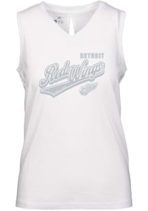 Levelwear Detroit Red Wings Womens White Verve Paisley Tank Top