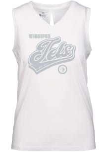 Levelwear Winnipeg Jets Womens White Verve Paisley Tank Top