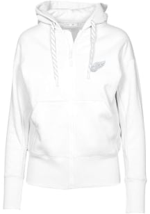 Levelwear Detroit Red Wings Womens White Verve Gardinia Hooded Sweatshirt