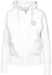 Levelwear Winnipeg Jets Womens White Verve Gardinia Hooded Sweatshirt