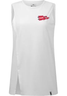 Levelwear Cleveland Guardians Womens White Influx Tank Rafters Tank Top