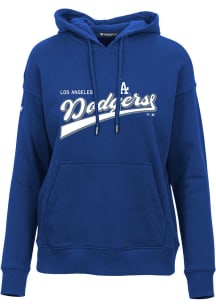 Levelwear Los Angeles Dodgers Womens Blue ADORN Vintage Team Hooded Sweatshirt