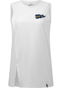 Levelwear Milwaukee Brewers Womens White Influx Tank Rafters Tank Top