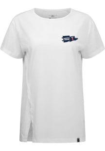 Levelwear Minnesota Twins Womens White Influx Rafters Short Sleeve T-Shirt