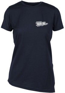 Levelwear New York Yankees Womens Navy Blue BIRCH Rafters Short Sleeve T-Shirt