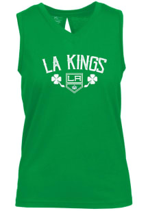 Levelwear Los Angeles Kings Womens Green Clover Paisley Tank Top