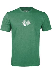 Levelwear Chicago Blackhawks Green Clover Richmond Short Sleeve T Shirt