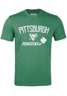 Levelwear Pittsburgh Penguins Green Clover Richmond Short Sleeve T Shirt