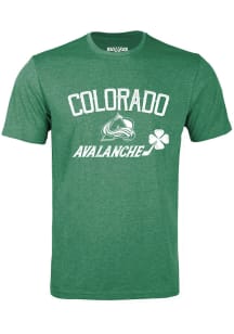 Levelwear Colorado Avalanche Green Clover Richmond Short Sleeve T Shirt