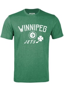 Levelwear Winnipeg Jets Green Clover Richmond Short Sleeve T Shirt