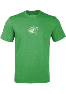 Levelwear Columbus Blue Jackets Youth Green Clover Richmond Jr Short Sleeve T-Shirt