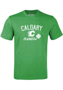 Levelwear Calgary Flames Youth Green Clover Richmond Jr Short Sleeve T-Shirt