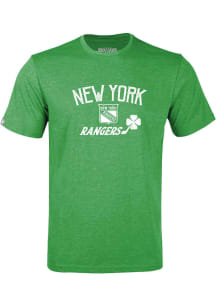 Levelwear New York Rangers Youth Green Clover Richmond Jr Short Sleeve T-Shirt