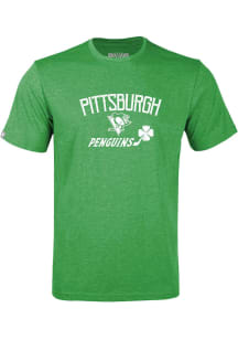 Levelwear Pittsburgh Penguins Youth Green Clover Richmond Jr Short Sleeve T-Shirt
