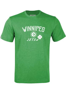 Levelwear Winnipeg Jets Youth Green Clover Richmond Jr Short Sleeve T-Shirt