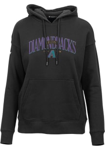 Levelwear Arizona Diamondbacks Womens Black Adorn Cooperstown Hooded Sweatshirt