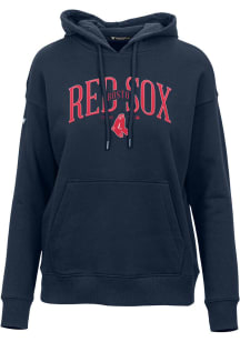 Levelwear Boston Red Sox Womens Navy Blue Adorn Cooperstown Hooded Sweatshirt