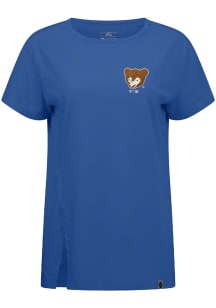 Levelwear Chicago Cubs Womens Blue Influx Cooperstown Short Sleeve T-Shirt