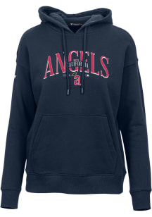 Levelwear Los Angeles Angels Womens Navy Blue Adorn Cooperstown Hooded Sweatshirt