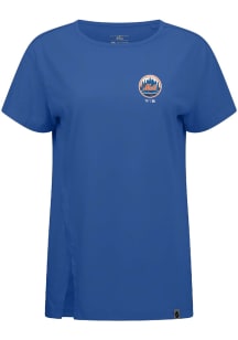 Levelwear New York Mets Womens Blue Influx Cooperstown Short Sleeve T-Shirt