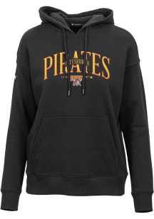 Levelwear Pittsburgh Pirates Womens Black Adorn Cooperstown Hooded Sweatshirt