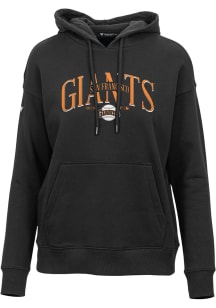 Levelwear San Francisco Giants Womens Black Adorn Cooperstown Hooded Sweatshirt