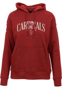 Levelwear St Louis Cardinals Womens Red Adorn Cooperstown Hooded Sweatshirt